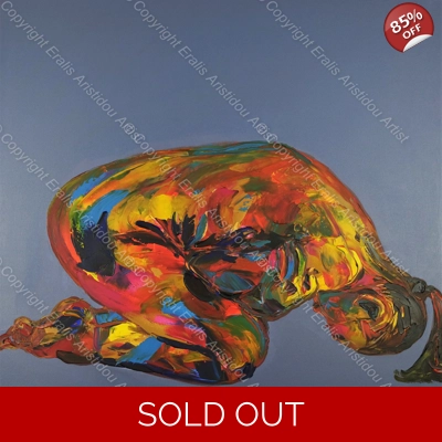 SOLD Yoga nude women reflection 682